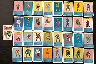 Vintage Super Top Trumps Marvel Super Villains Full Set • £32.50