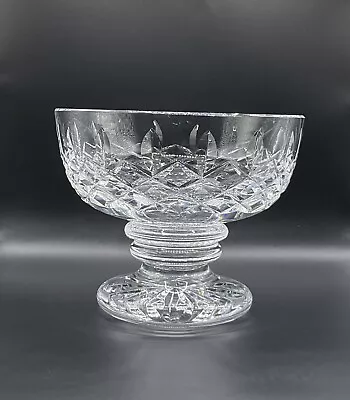 Vintage Waterford Crystal Compote Pedestal 1980’s Clara Lismore Pattern • $30