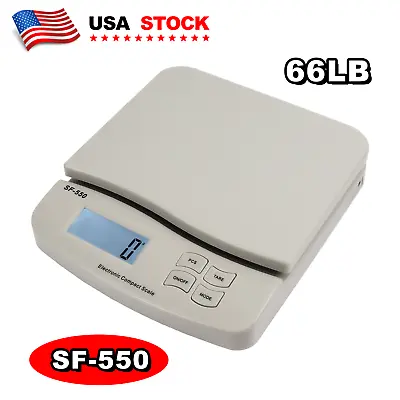 V4 Weight Digital Postal Shipping Scale 66 LB X 0.1 OZ Postage Kitchen Counting • $20.99