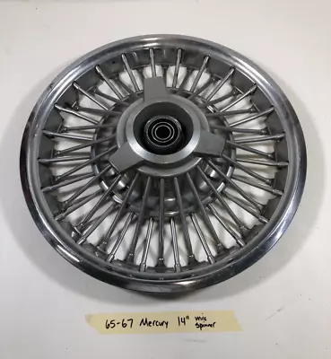 1965-1967 Mercury Comet Cougar 14  Wire Spinner Hubcap Wheel Cover • $59