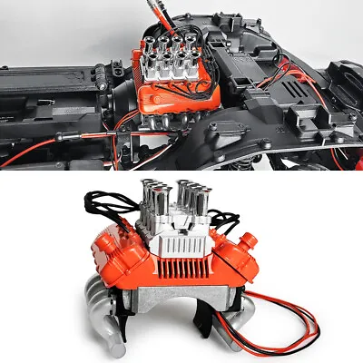 1PC V8 Engine Hood Fan Radiator Direct Injection Air Kit For1/10 RC Car TRX4 FST • $47.20