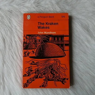$61.99 • Buy JOHN WYNDHAM The Kraken Wakes 1963 Vtg JOHN WYNDHAM Vtg Penguin Book 60s Penguin