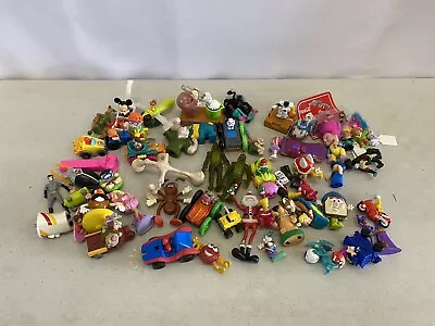 Lot Vintage Fast Food Toys Disney Coca Cola Mickey Mouse Spider Man Looney Tunes • $19.99