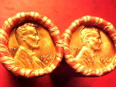 1968-d / 1968-s Obw Lincoln Memorial Penny Rolls Gem+ Bu Cents Uncirculated+ • $19.99