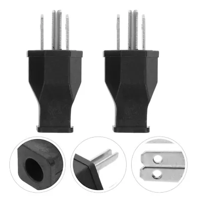 $6.93 • Buy 2pcs 15A Electric Plugs 3 Prong Plug Replacement Replacement Plug 3 Prong