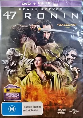 47 Ronin (DVD 2014) Keanu Reeves Region 245 PAL - New & Sealed • £9.28