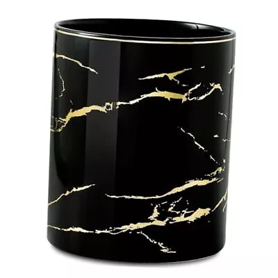  Utensil Holder 7.2 Inch Large Kitchen Utensil Holder Golden Marble Black • $39.97