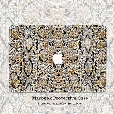 Python Snake Skin Print Case For Apple Macbook M2 Air 15 13 Pro 16 14 11 12 Inch • £7.19