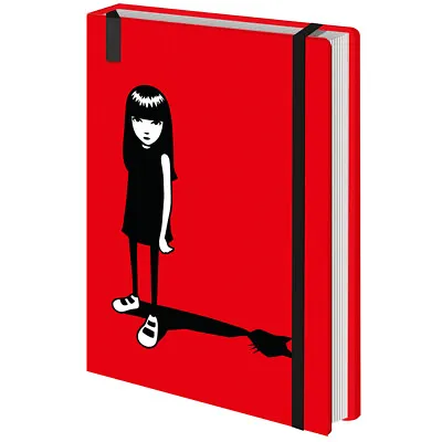 Emily The Strange Cat Shadow Red Premium Stationery School Notebook/Notepad • $27