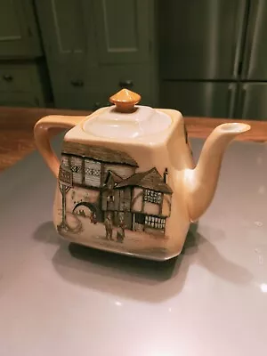 £80 • Buy Hanley Lancaster & Sons 'The Jolly Drover' Vintage Ceramic Teapot 