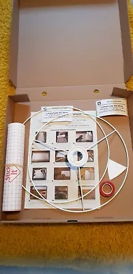 TWO X ROUND  DRUM MAKE YOUR OWN LAMPSHADE KIT 20cm  - BRAND NEW   • £21