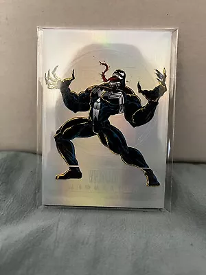 VENOM PLATINUM MEDALLION #72/100 - 2023 Marvel Fleer Ultra Midnight Sons • $190