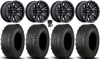 MSA Creed 14  Wheels Machined 28  Kongur Tires CFmoto ZForce 950 UForce 1000 • $1175.28