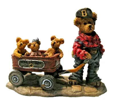 Boyds Bearstone:   Huck With Mandy Zoe & Zack  #227727 1999 RETIRED • $13.18