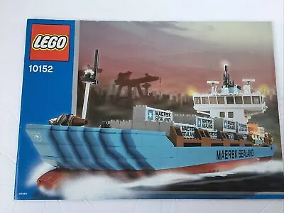 NEW INSTRUCTION BOOKLET ONLY Lego 10152 Maersk Container Ship NO BRICKS OR PART  • $50.57