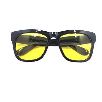 £3.89 • Buy Unisex Night Vision Driving Glasses Anti Glare Safety Sunglasses Yellow Lens 