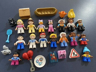 Lego Duplo People Bulk Lot No. 4 + Disney Princess + Minnie & Daisy Animals … • $75
