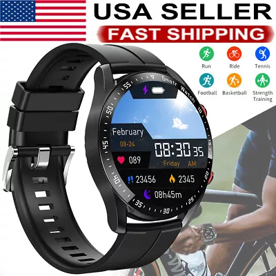 Military Smart Watches For Men IP68 Waterproof Bluetooth Smartwatch For IPhone • $20.35