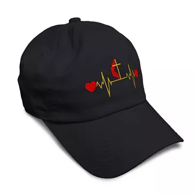 Soft Women Baseball Cap Methodist Cross Lifeline Embroidery Dad Hats For Men • $23.99