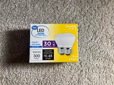 Great Value LED Light Bulb 4W (30W Equivalent) R14 Floodlight Lamp Medium Base • $12.07