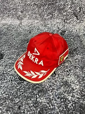 Michael Schumacher Vintage Racing Baseball Cap Dekra Ferrari Formula 1 • $40