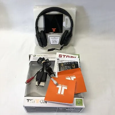 Triton Tritton Mad Catz Primer XBOX 360 Wireless Stereo Headset Not Tested • $34.95