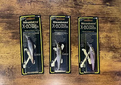 (Lot Of 3) Megabass X-80 Trick Darter Jerkbait Fishing Lure • $45