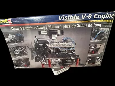 1996 Revell Monogram Lg Model Visible V-8 Engine 1:4 Scale + Hand Crank SEALED • $111.13