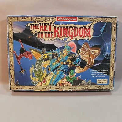 The Key To The Kingdom Waddingtons 1990 Vintage Board Game Complete  • £25