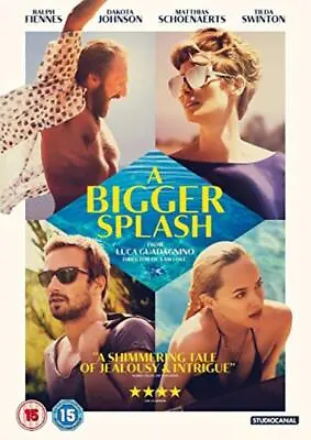 A Bigger Splash Ralph Fiennes 2016 DVD Top-quality Free UK Shipping • £4.60
