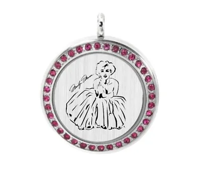 Custom Stainless Steel Collectable Iconic Marylin Monroe Locket Necklace/ Chain • $15.99