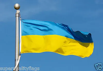 NEW 3x5ft UKRAINE UKRAINIAN Double Sided FLAG Better Quality Usa Seller • $11.45