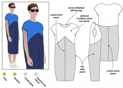 £16.98 • Buy Free UK P&P - Style Arc Ladies Sewing Pattern Mila Dress (MLDB006S-M(FP))