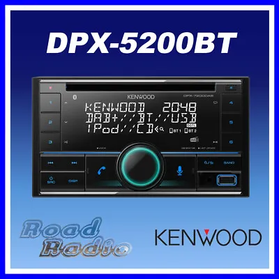 Kenwood DPX-5200BT CD MP3 USB Aux IPhone Android Spotify Bluetooth Car Stereo  • £159.94