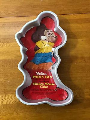 Vintage Retired 1978 Wilton Mickey Mouse Cake Pan Full Body Walt Disney • $11.99