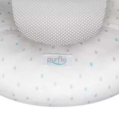 Purflo Baby Sleep Nest White Teardrop Design Fantastic Used Condition • £10