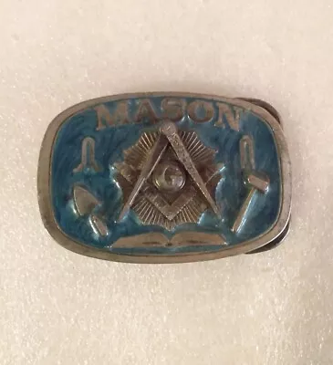 The Great American Buckle CO. Vintage Masonic Belt Buckle 1986 Mason • $19.99