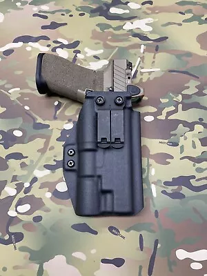 Black Kydex IWB Holster For Glock 34 GEN5 RMR Cut Modlite PL350 • $53.99