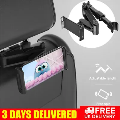 Car Headrest Bracket Tablets Phones Holder Headrest For 4-11  Tablets Phone UK • £8.90