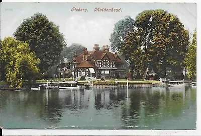 Genuine Early Vintage Postcardthe Fisherymaidenheadberkshire1910 • £2.49