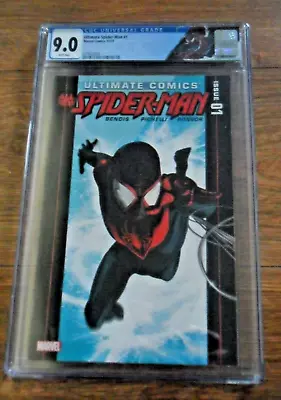 Ultimate Spider-Man #1 (2011) CGC 9.0 White Pages 1st Print / Custom Label • £67