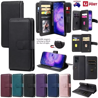 For OPPO A79 A78 A58 A38 A17 A53 Find X5 Flip Leather Wallet Case Magnet Cover • $15.89