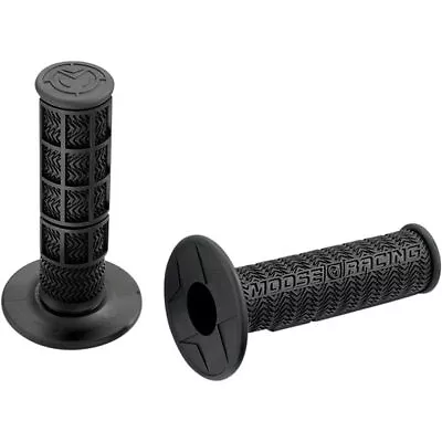 Moose Racing Stealth MX Dirt Bike Twist Throttle Grips Black  CR CRF KX RMZ YZF • $13.40