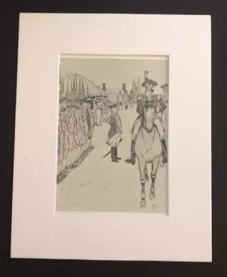 Howard Pyle Illustration For  Yankee Doodle  8 X 10 Matted Print-1881 • $17.99