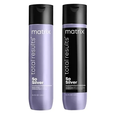 £19.19 • Buy Matrix Total Results So Silver Shampoo & Conditioner 300ml