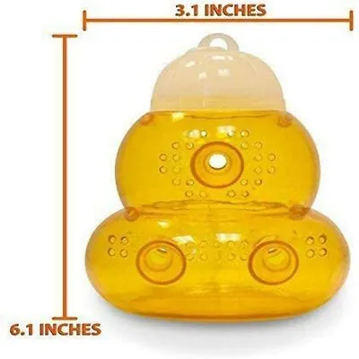 Aspectek Wasp Trap 2-Pack - Traps Wasps Bee Traps Hornets And Bees (Wasp Trap) • $14.49