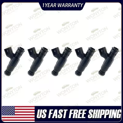 5Pcs 0280158096 Fuel Injectors  B5254T3 For 2.5L Volvo C30 C70 S40 S60 V50 L5 • $40.99