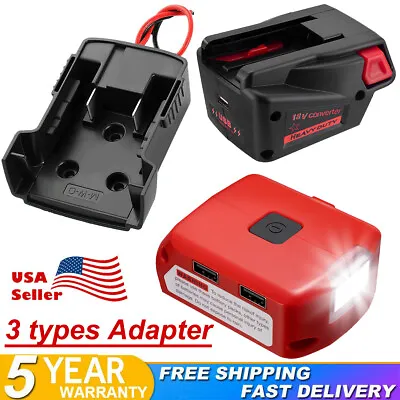 For Milwaukee M18 18V Battery DIY Adapter/USB Adapter/to V18 48-11-1830 Adapter • $11.49