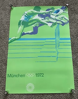 Rare Orig. Munich 1972 Olympic Games Otl Aicher 72 • $80