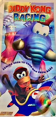 Authentic Nintendo Power Poster VTG Gameboy NES SNES N64 22x11 Diddy Kong Racing • $49.99